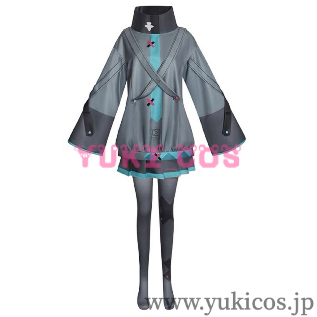 プロジェクトセカイ劇場版　プロセカ　壊れたセカイと歌えないミク　初音ミク　コスプレ衣装　送料無料