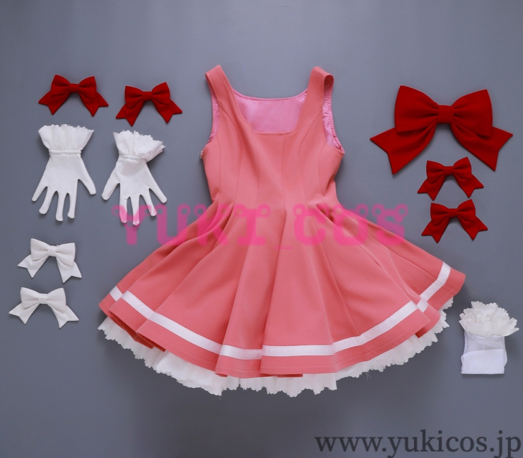 カードキャプターさくら 木之本桜 きのもとさくら バトルコスチューム Catch You Catch Me コスプレ衣装 送料無料