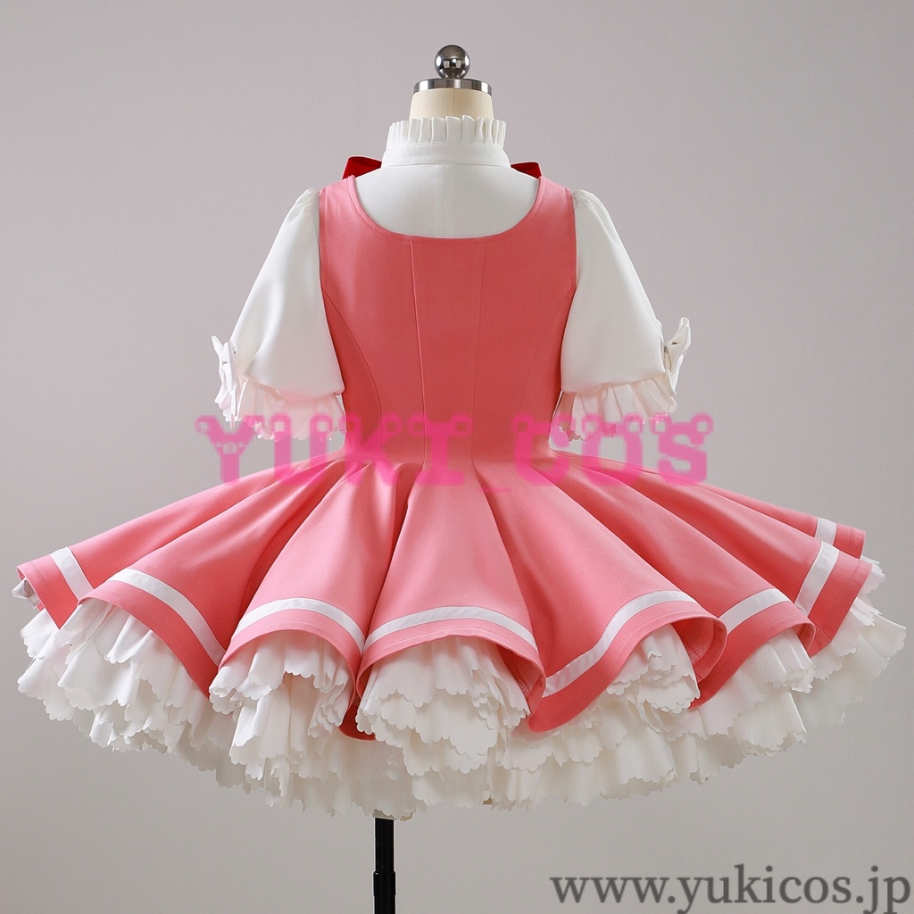 カードキャプターさくら 木之本桜 きのもとさくら バトルコスチューム Catch You Catch Me コスプレ衣装 送料無料