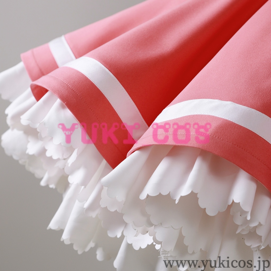 カードキャプターさくら 木之本桜 きのもとさくら バトルコスチューム Catch You Catch Me コスプレ衣装 送料無料