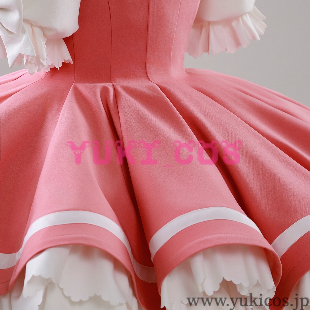 カードキャプターさくら 木之本桜 きのもとさくら バトルコスチューム Catch You Catch Me コスプレ衣装 送料無料