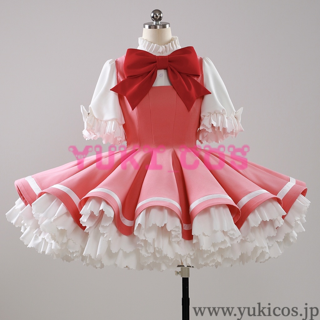 カードキャプターさくら　木之本桜　きのもとさくら　バトルコスチューム　Catch You Catch Me 　コスプレ衣装　送料無料