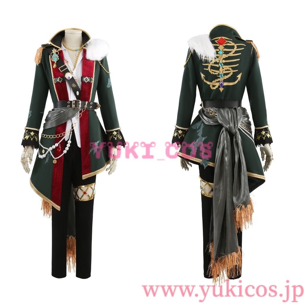 あんさんぶるスターズ!! あんスタMusic 感謝祭!幻に眠るVelvet Ship 幽霊船のキャプテン 羽風薫 幽霊船の秘密 朔間零 幽霊船の航路 大神晃牙 幽霊船の行方 乙狩アドニス コスプレ衣装 送料無料