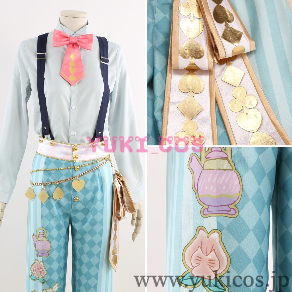 ツイステッドワンダーランド ツイステ 薔薇の王国のホワイトラビットフェス Floyd フロイド コスプレ衣装 送料無料