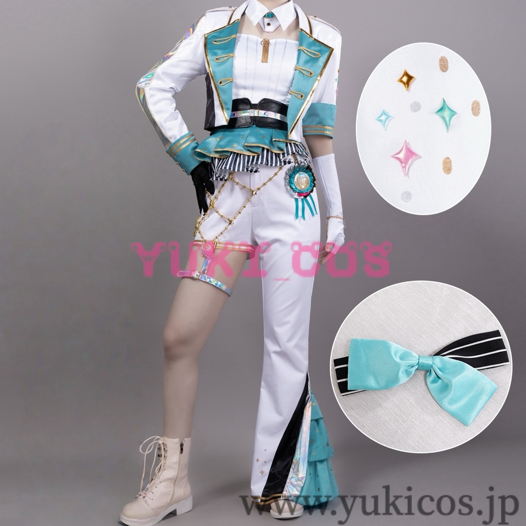 プロジェクトセカイ　プロセカ　白石杏　五周年感謝祭　コスプレ衣装　送料無料 　