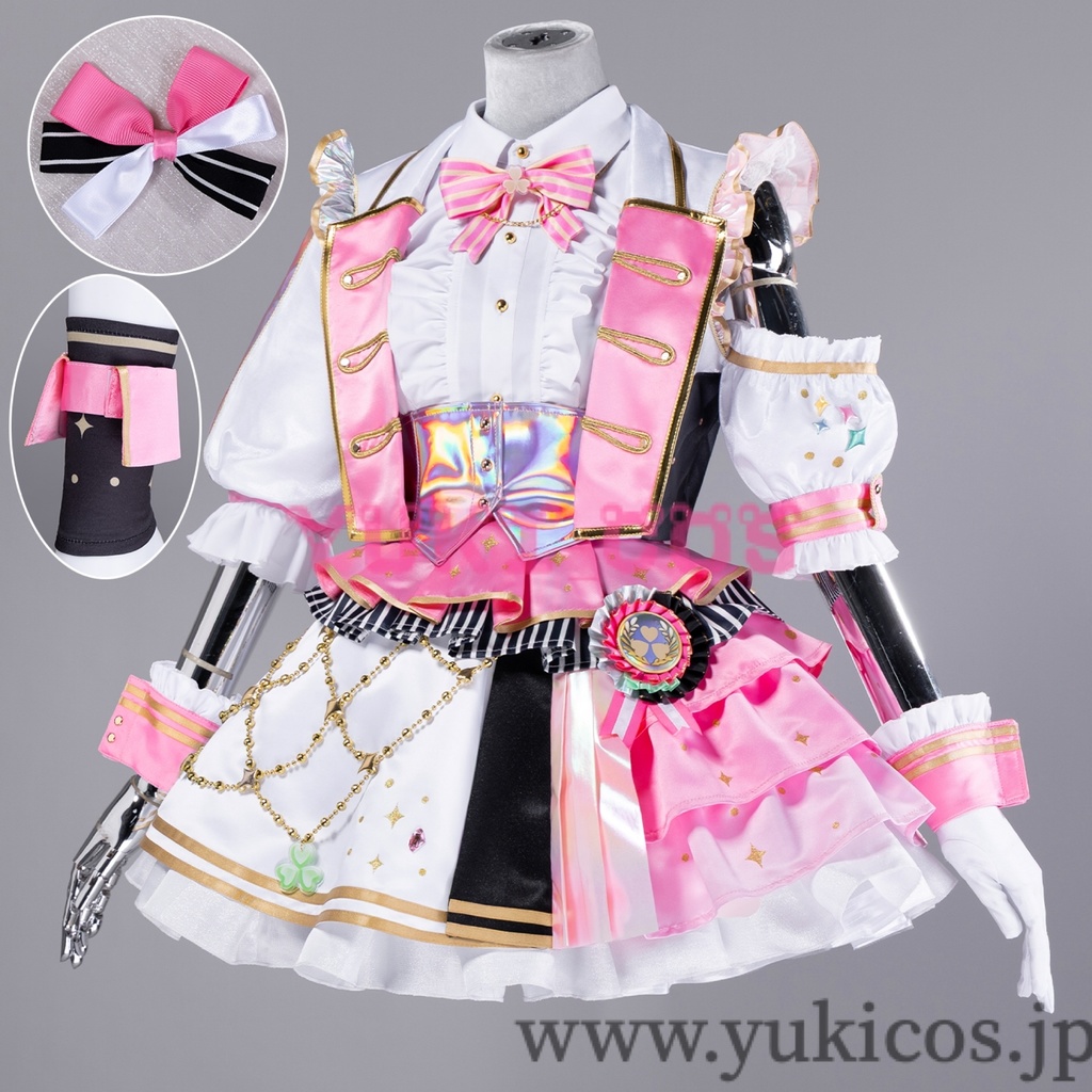 プロジェクトセカイ　プロセカ　桃井愛莉　五周年感謝祭　コスプレ衣装　送料無料 　