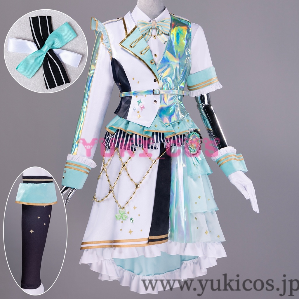 プロジェクトセカイ　プロセカ　日野森雫　五周年感謝祭　コスプレ衣装　送料無料 　