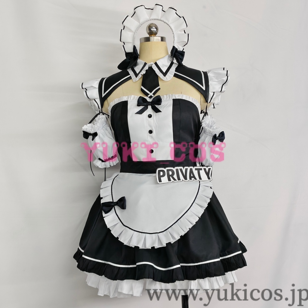 勝利の女神：NIKKE　ニケ　スイートメイドコラボカフェ　プリバティ　メイド服　コスプレ衣装　送料無料