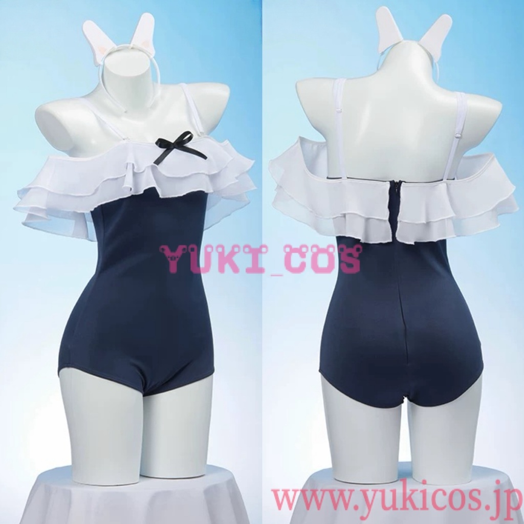 ブルーアーカイブ ブルアカ 月雪ミヤコ 水着 コスプレ衣装 送料無料