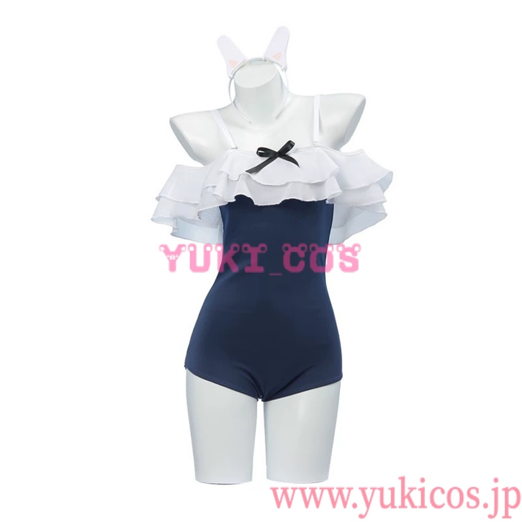 ブルーアーカイブ　ブルアカ　月雪ミヤコ　水着　コスプレ衣装　送料無料