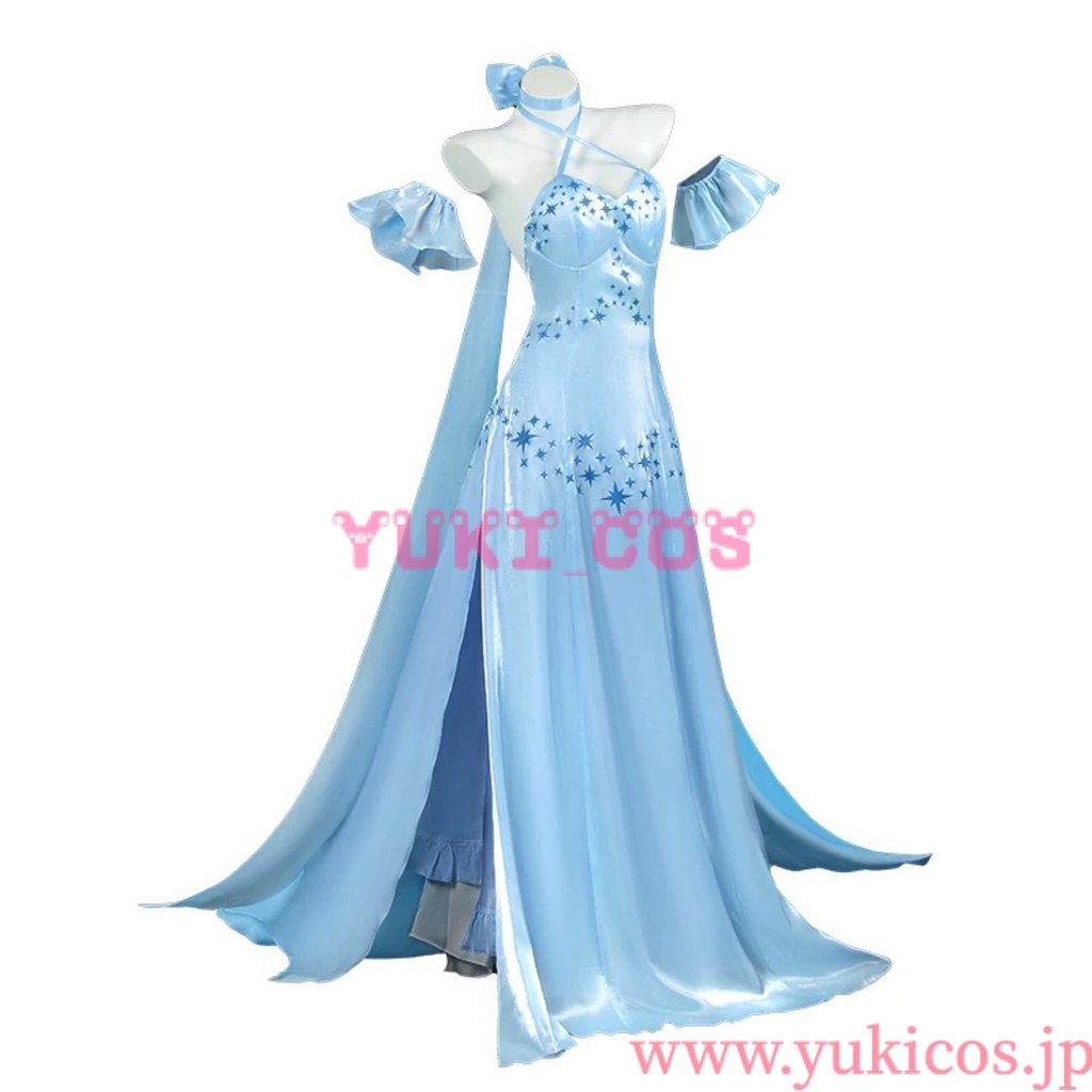 Re:ゼロから始める異世界生活　リゼロ　Emilia　エミリア　crystal dress　コスプレ衣装　送料無料