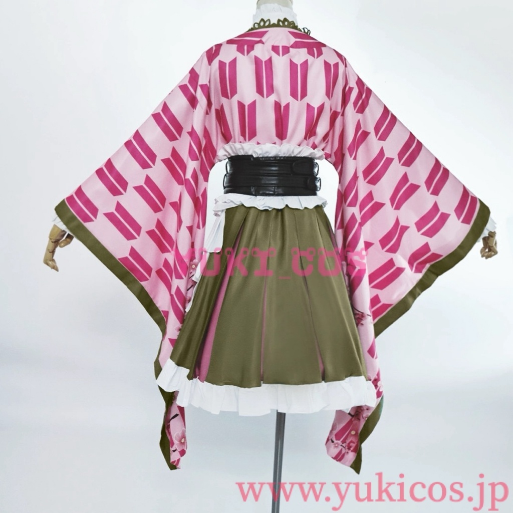 鬼滅之刃 鬼滅祭 甘露寺蜜璃 かんろじみつり 伍周年記念 コスプレ衣装 送料無料