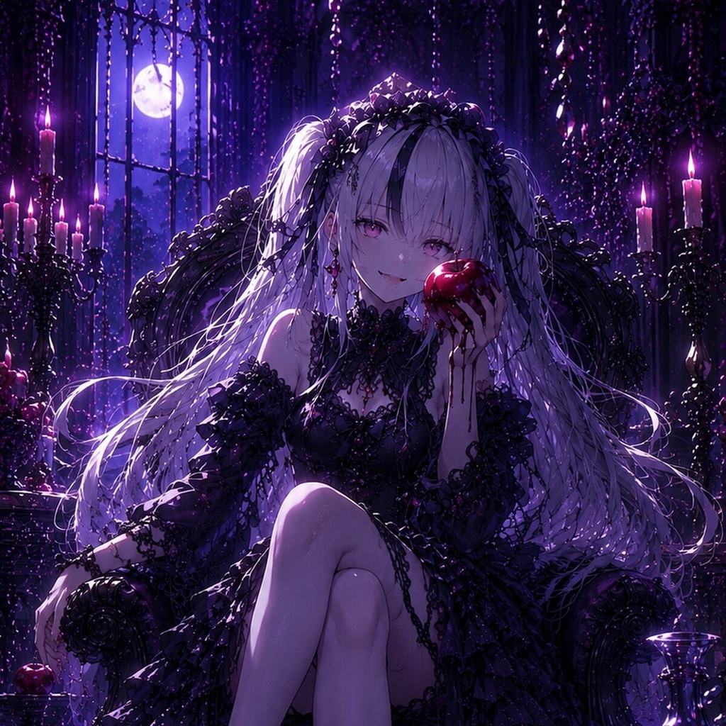 【スマホ壁紙】毒リンゴルール / Dark Sugar Melody 公式デジタル壁紙