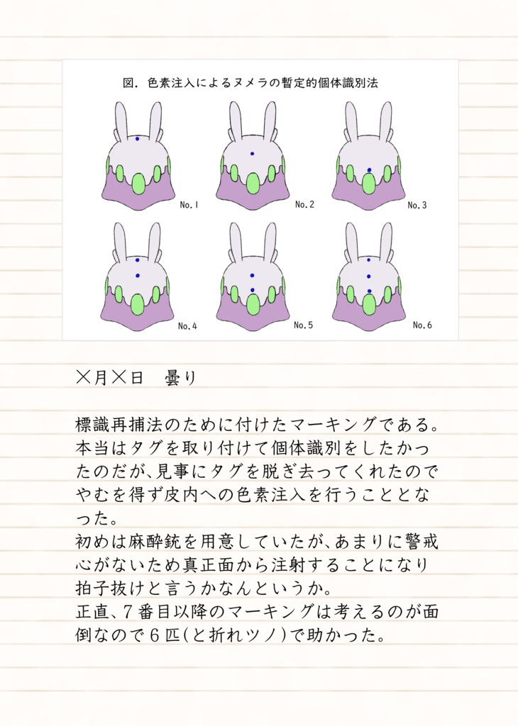 【再販】ヌメライフ ヌメラ観察記風小説+カラーイラスト集