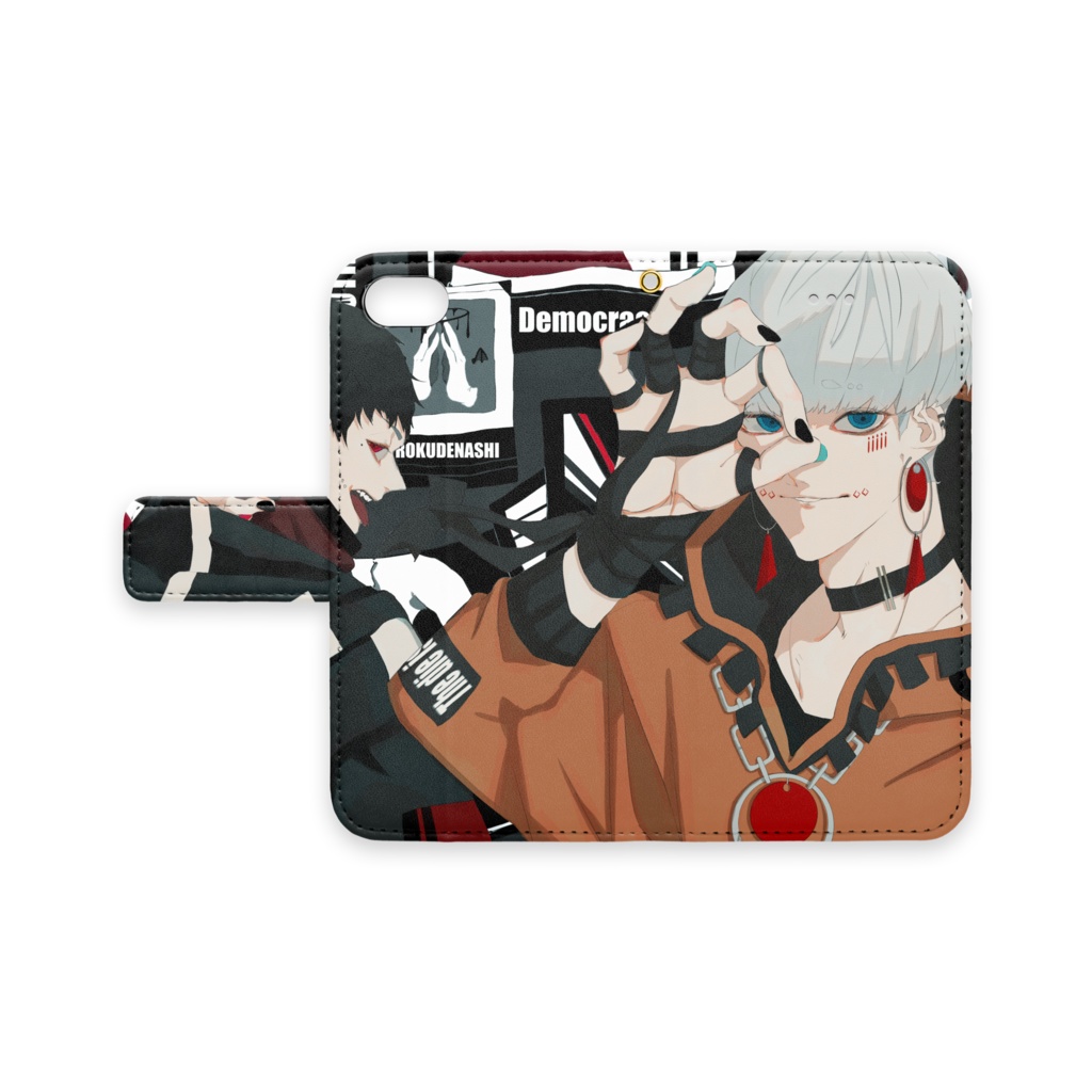 tohma 手帳型iPhoneケース(ストラップ穴あり)(8/7)