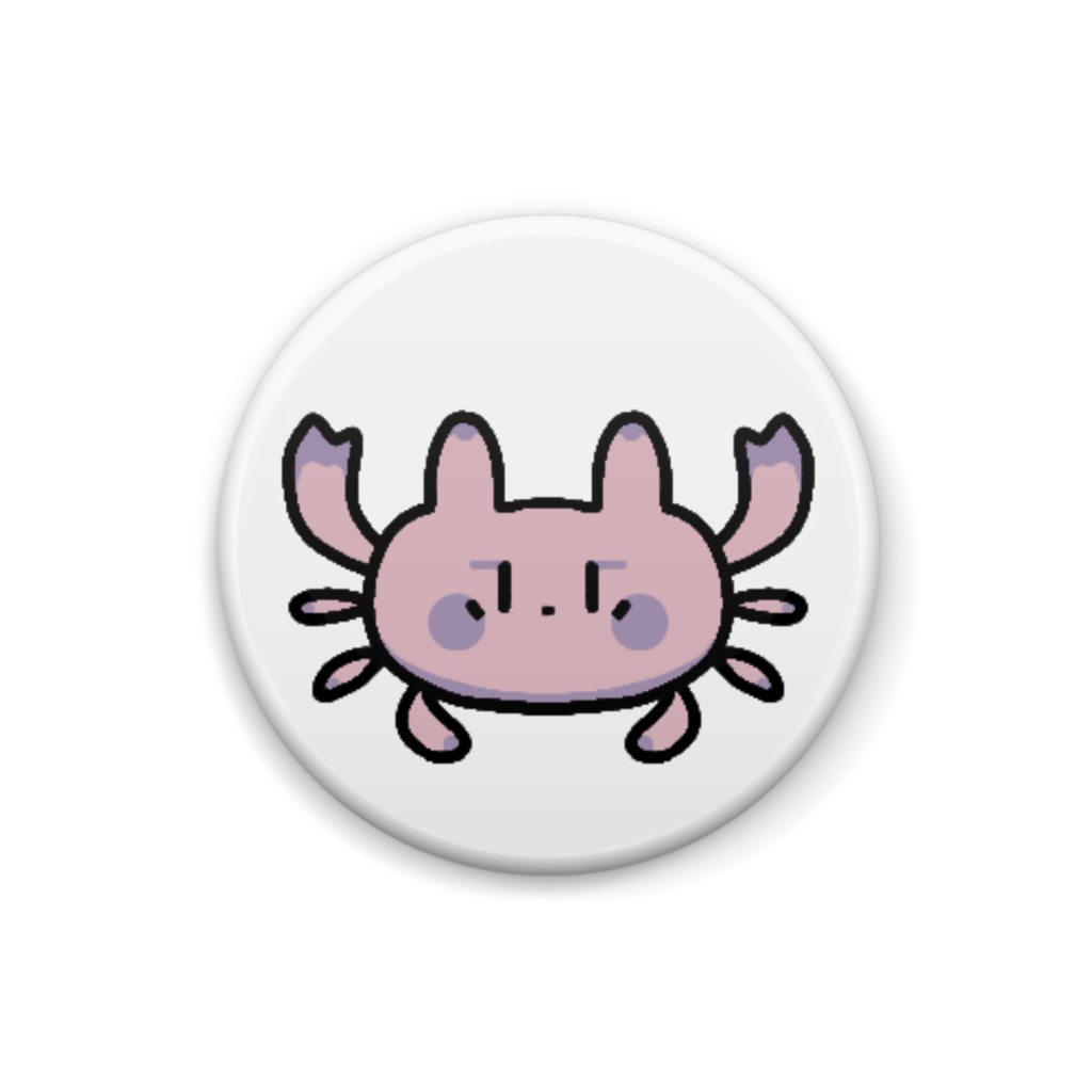 さらばガニ 缶バッチ さよなら三種