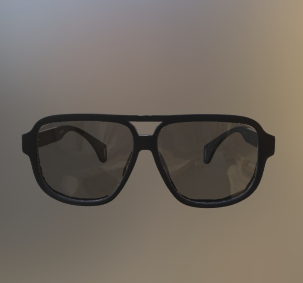 「3Dサングラス|Sunglasses 3D Model(GLB/PBR対応)