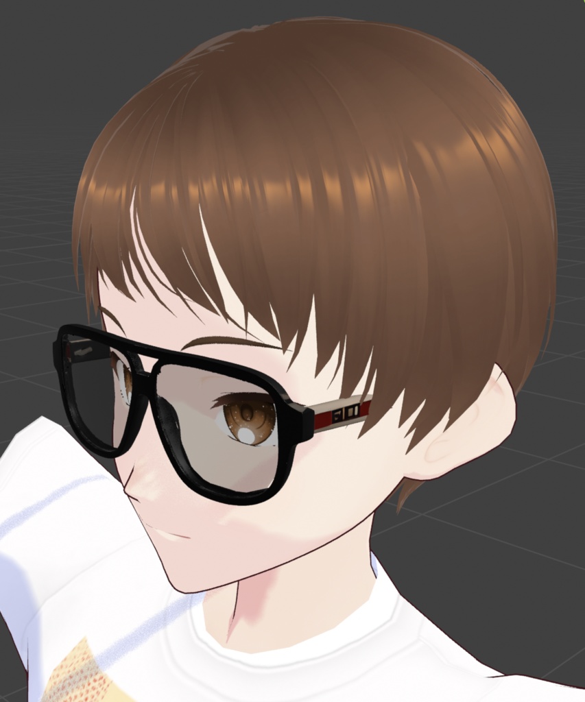 「3Dサングラス|Sunglasses 3D Model(GLB/PBR対応)