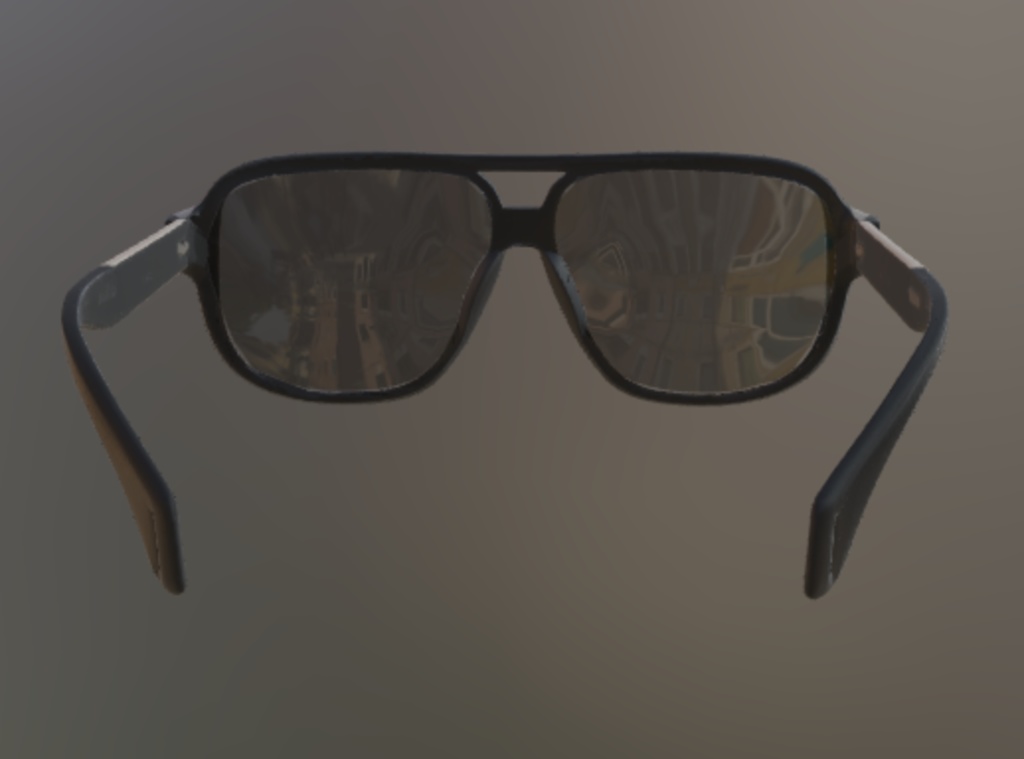 「3Dサングラス|Sunglasses 3D Model(GLB/PBR対応)