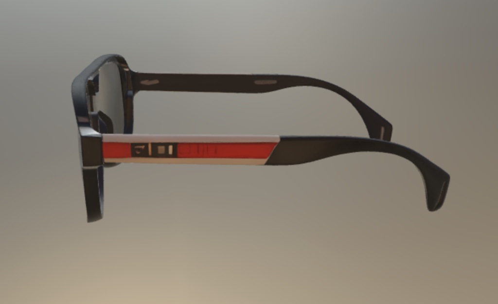 「3Dサングラス|Sunglasses 3D Model(GLB/PBR対応)