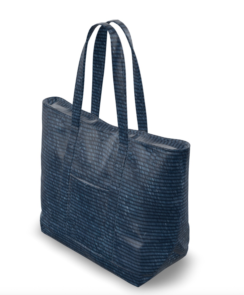 レザー調トートバッグ 3Dモデル セット(GLB形式・3色展開)