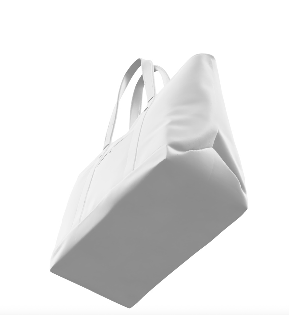 レザー調トートバッグ 3Dモデル セット(GLB形式・3色展開)