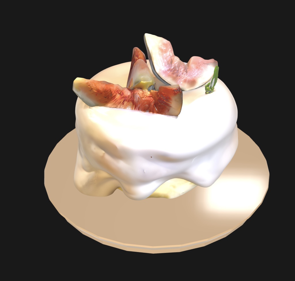 とろけるノエルケーキプレート(100mm) Melty Noël Cake Plate – GLB