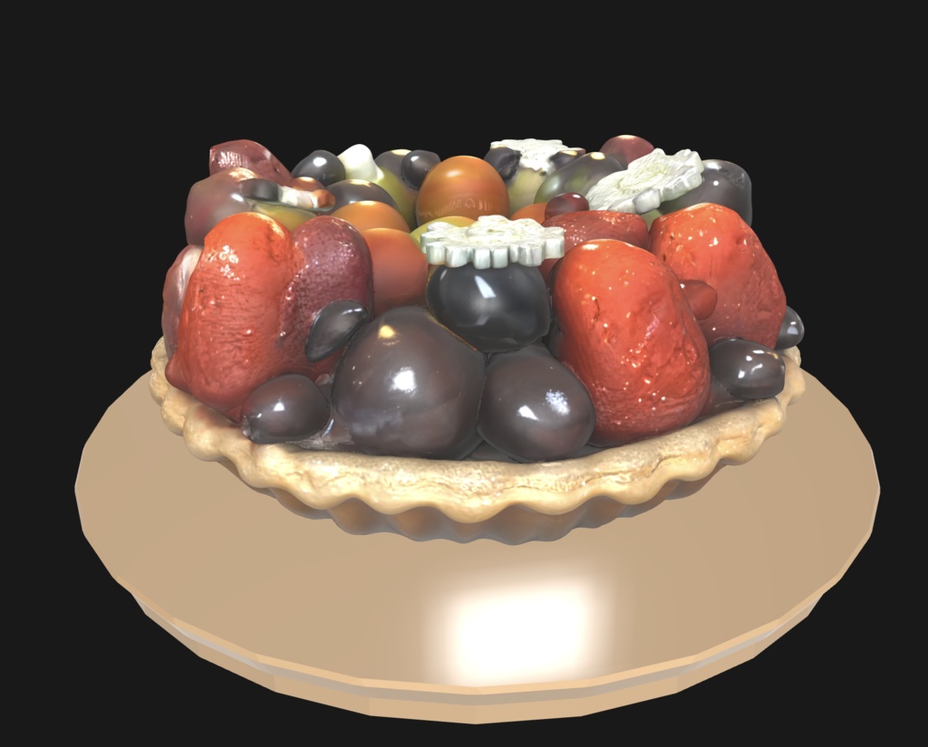 果実の彩りノエルタルト(100mm)|Melty Noël Fruit Tart – GLB