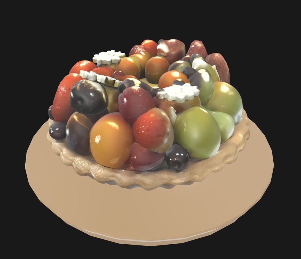 果実の彩りノエルタルト(100mm)|Melty Noël Fruit Tart – GLB