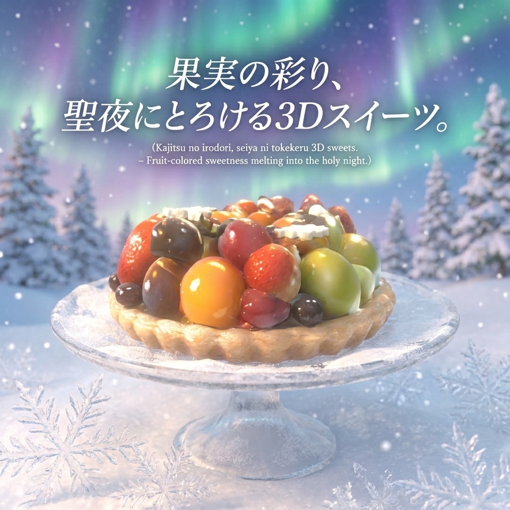 果実の彩りノエルタルト（100mm）｜Melty Noël Fruit Tart – GLB