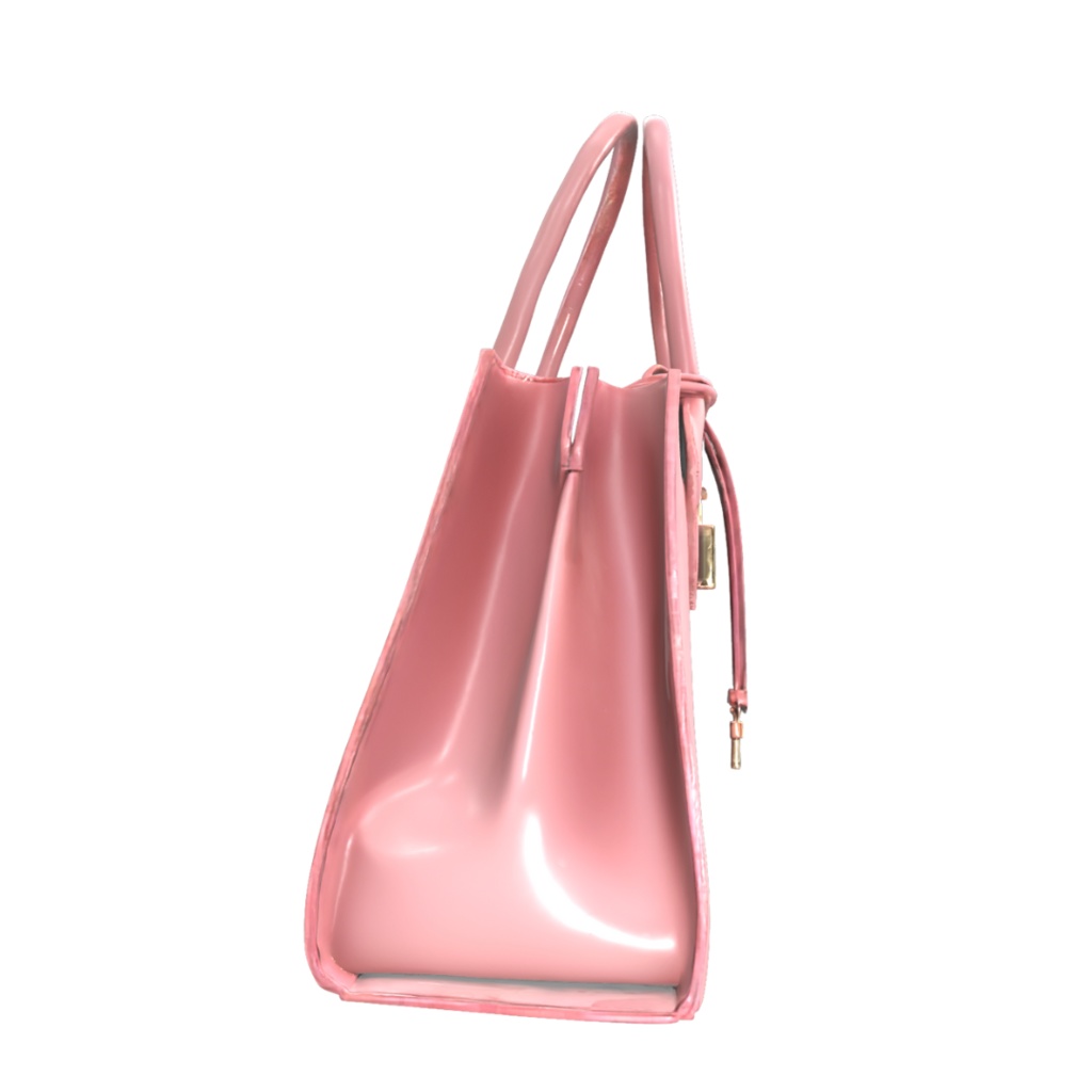 Noir Lock Bag – Rose Pink