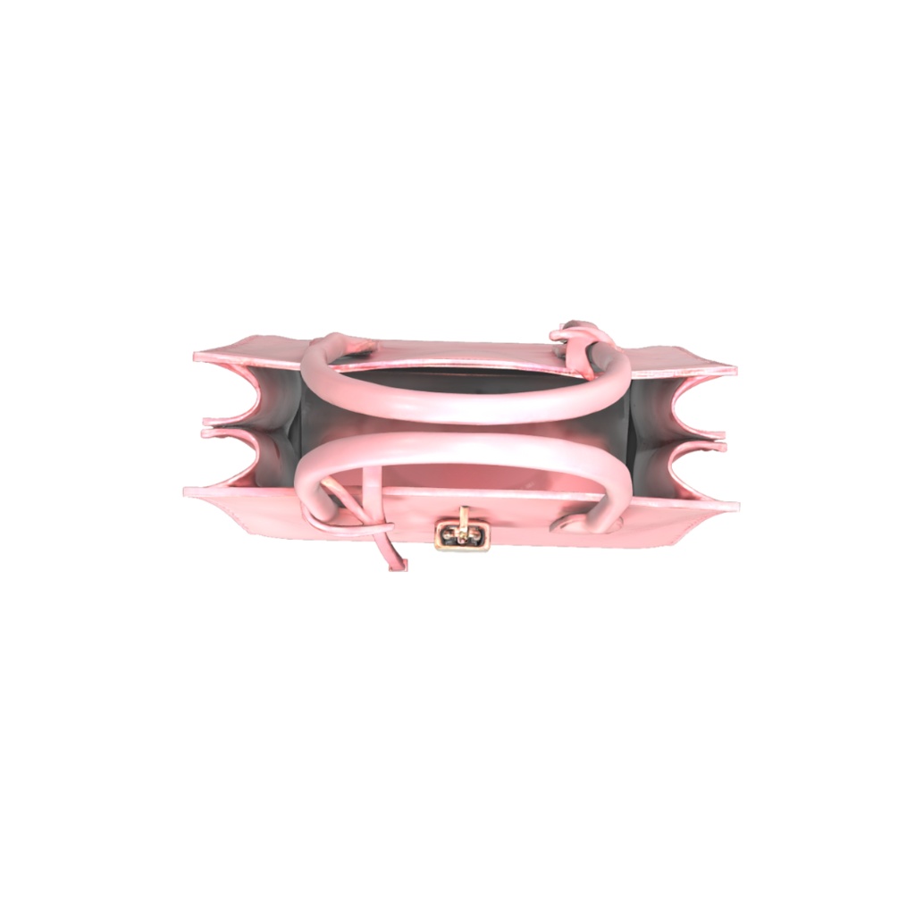 Noir Lock Bag – Rose Pink
