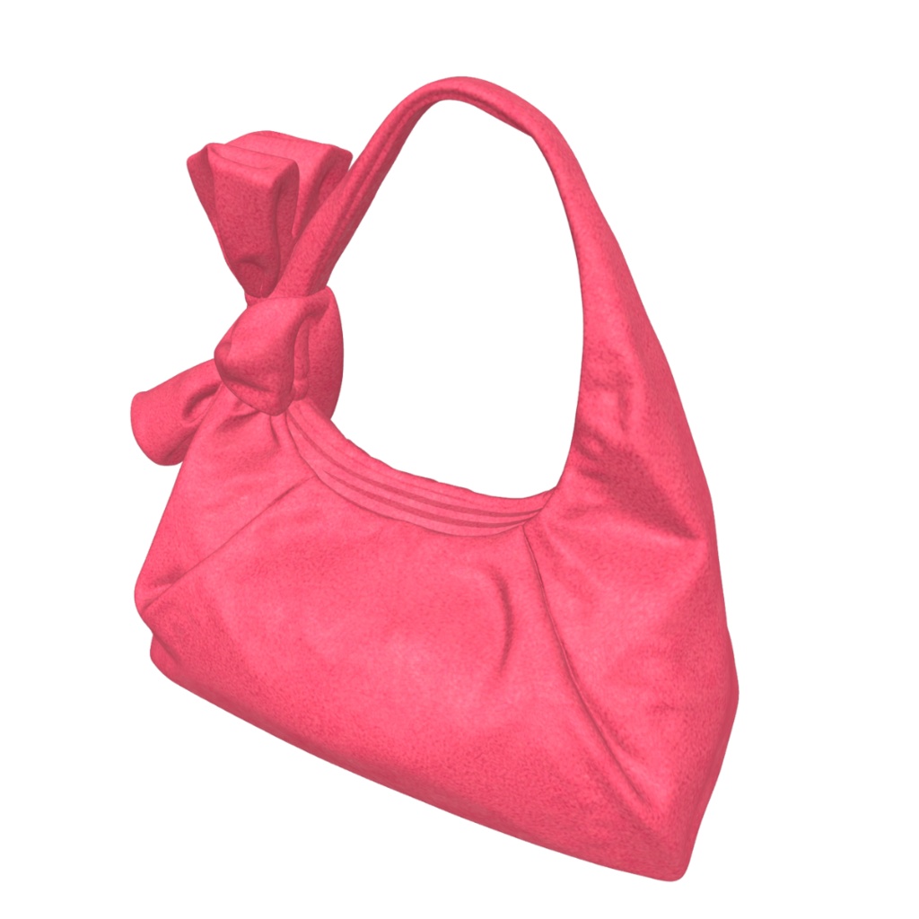 Noir Knot Bag3点セット(Black、Butter Yellow、Rose Red)