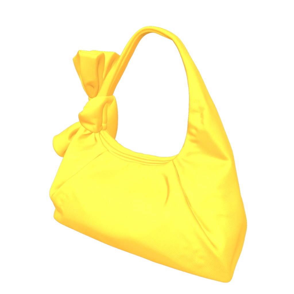 Noir Knot Bag3点セット(Black、Butter Yellow、Rose Red)