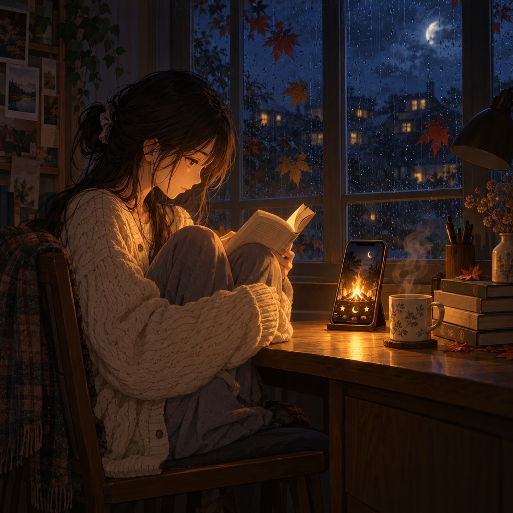 KMN-LF100 my chill time ― スマホで焚き火（Web版）