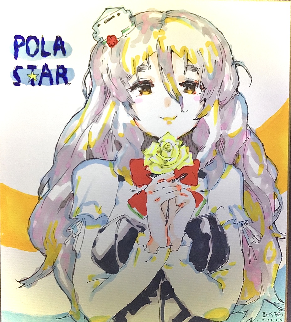 五十嵐万剛　ポーラ　色紙