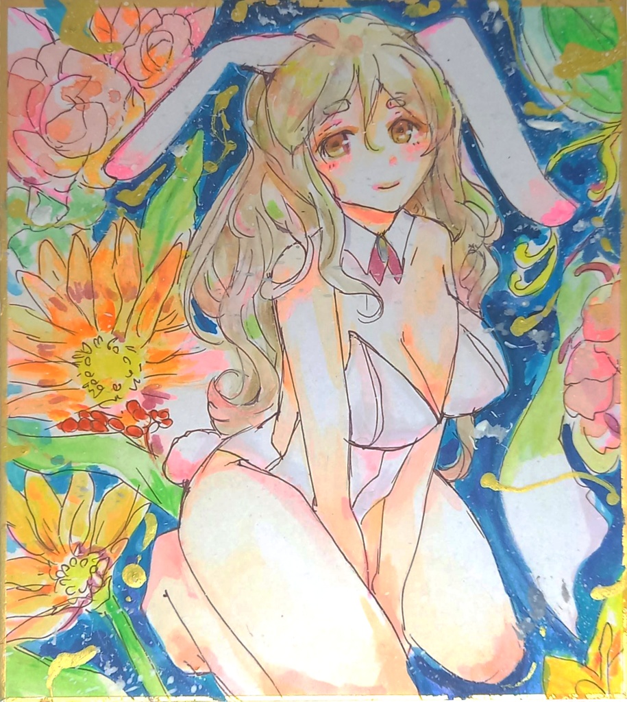 小色紙　まいこ　ロップイヤーバニーポーラ