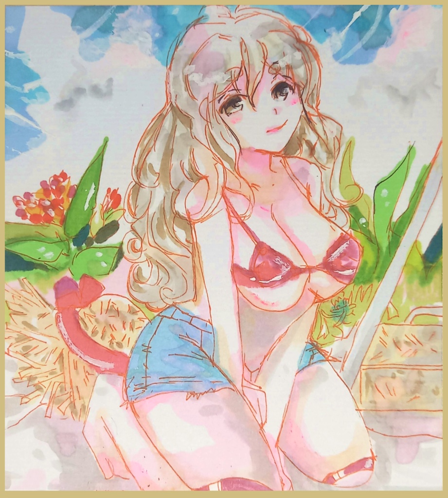 小色紙　まいこ　サマーバケーション