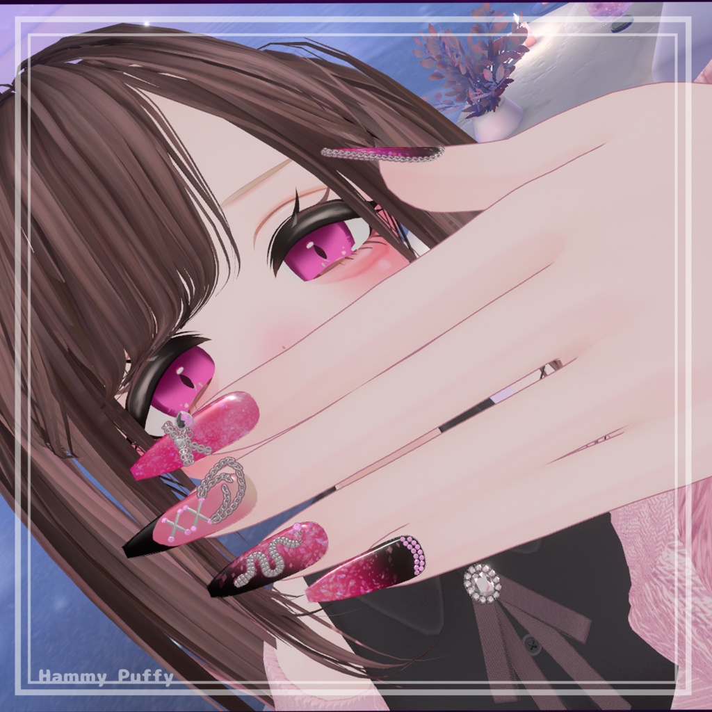 かわいく揺れる!地雷系ネイル🖤Poison Candy🖤