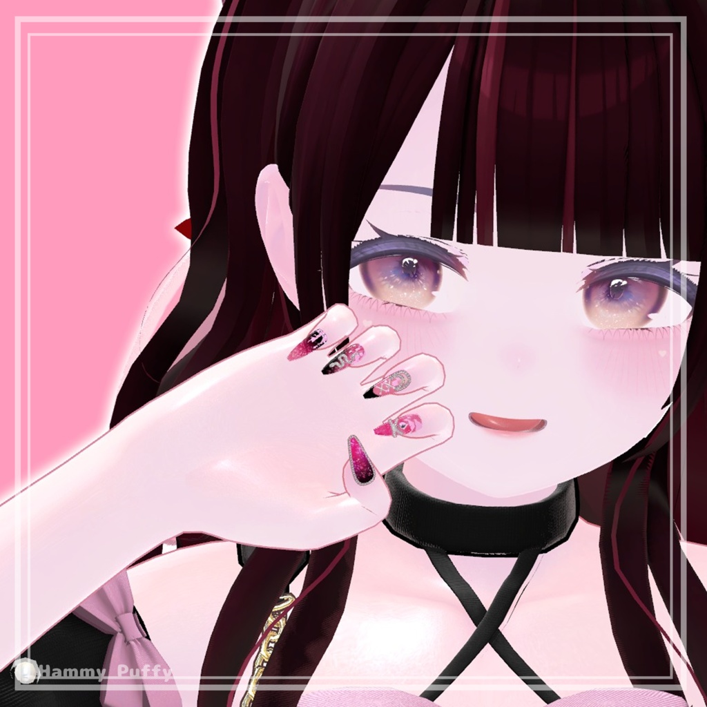 かわいく揺れる!地雷系ネイル🖤Poison Candy🖤