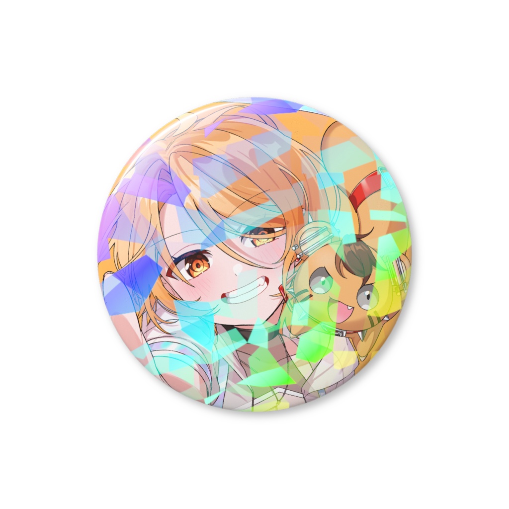 MyMe＆がうあ ホログラム缶バッジ