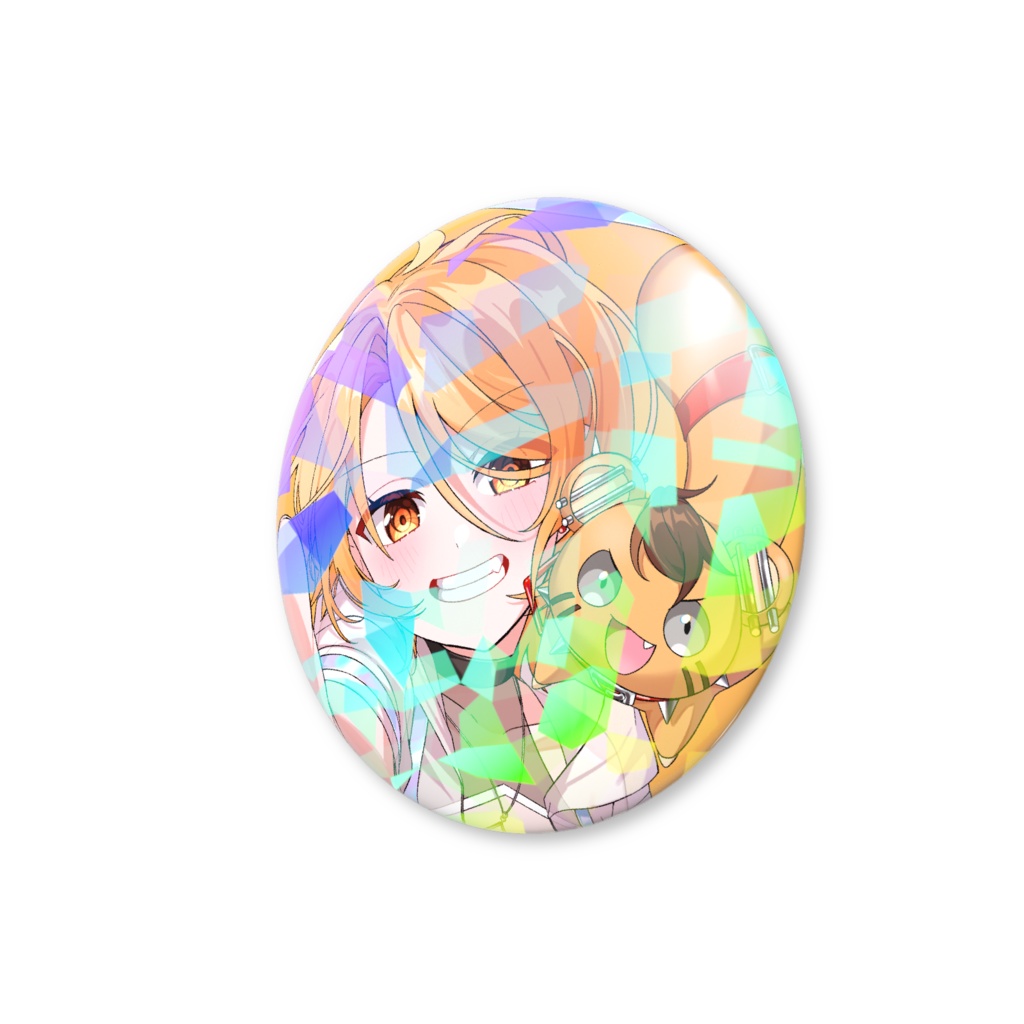 MyMe&がうあ ホログラム缶バッジ