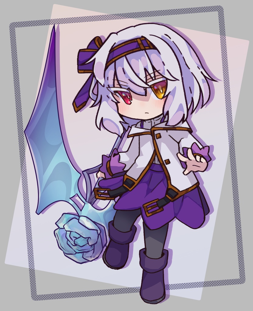 くーちゃんでふぉるめアクキー【剥がれ防止無しの安値版】