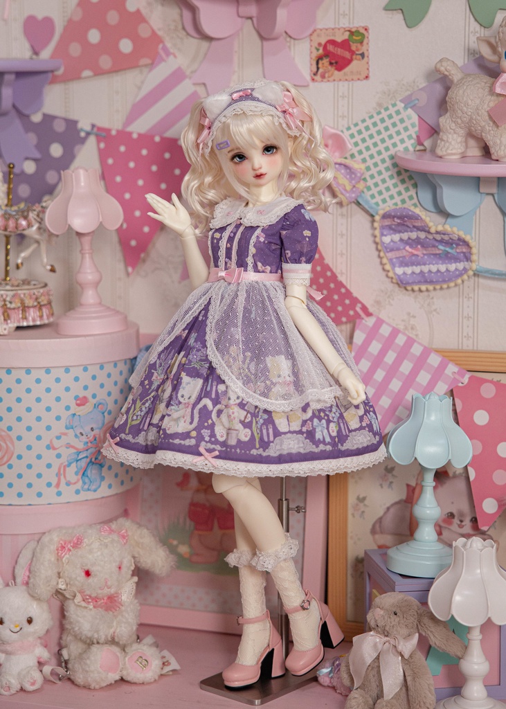 【SDGr】即納品「ネコの植物図鑑」ドール服