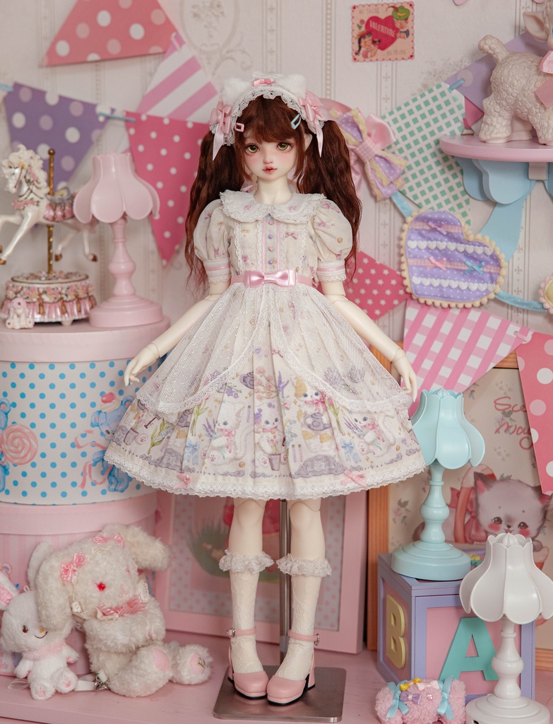 【SDGr】即納品「ネコの植物図鑑」ドール服