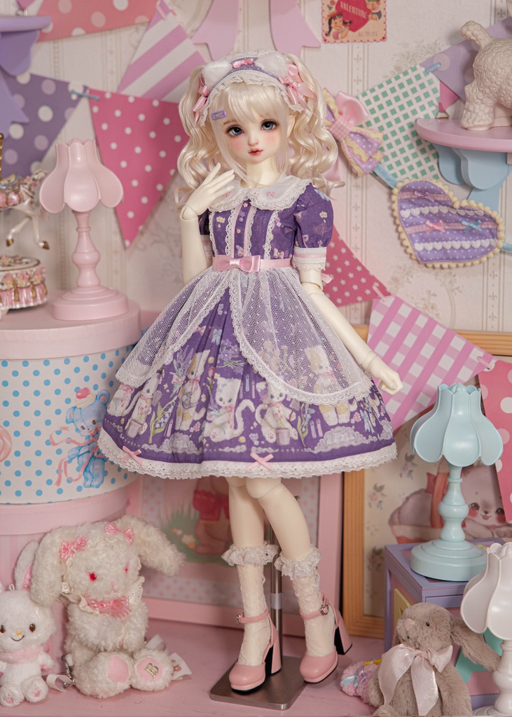 【SDGr】即納品「ネコの植物図鑑」ドール服