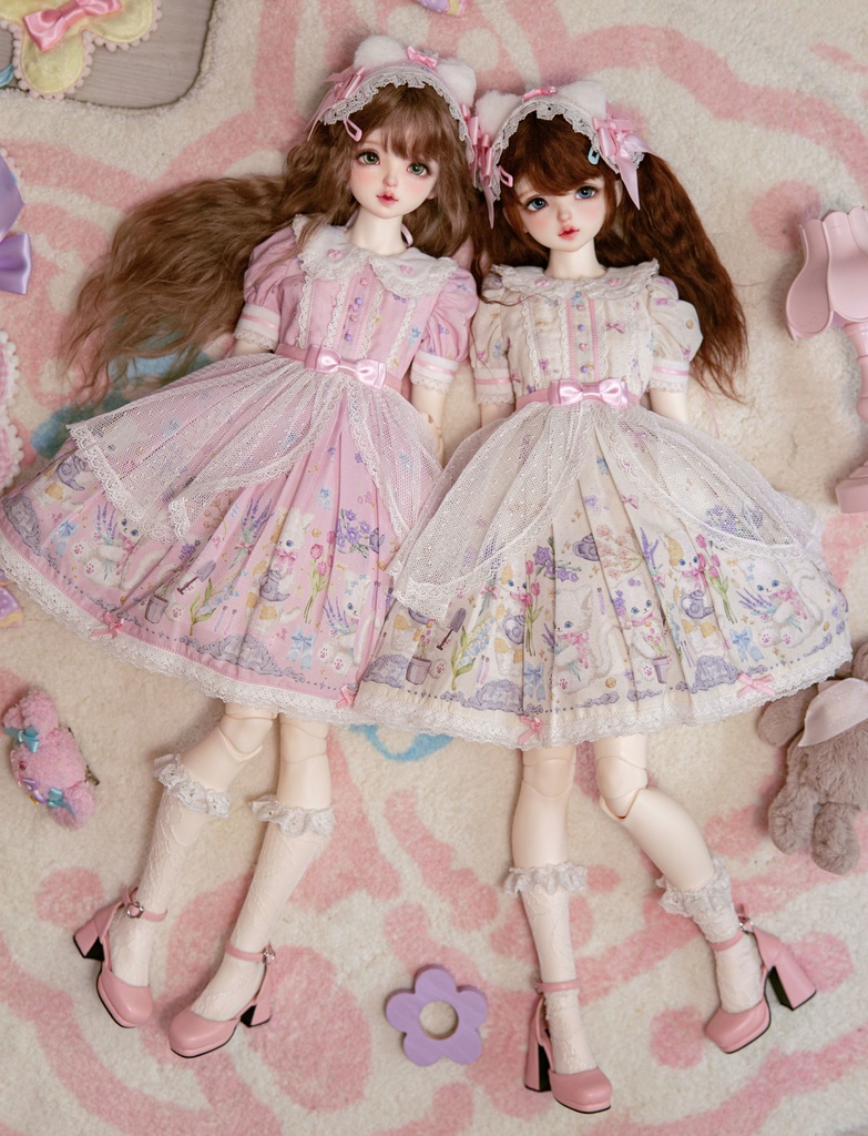【SDGr】即納品「ネコの植物図鑑」ドール服