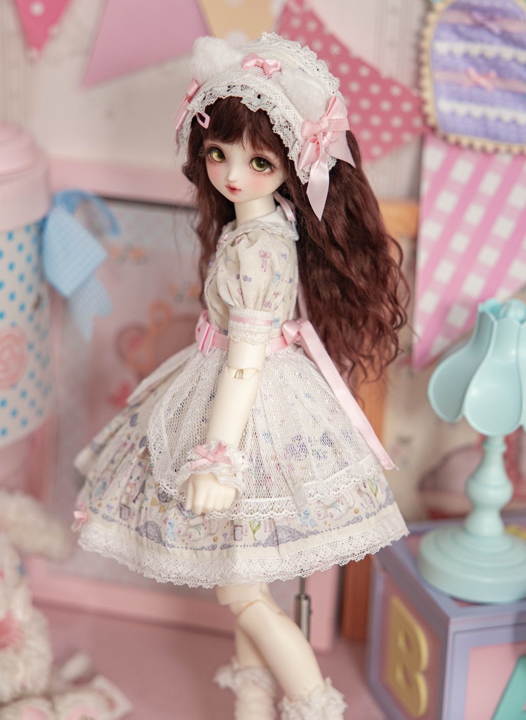 【SDM/MDD】即納品「ネコの植物図鑑」ドール服