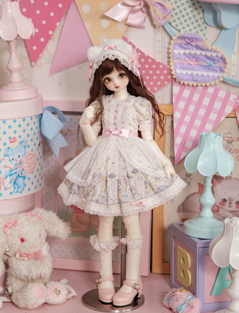 【SDM/MDD】即納品「ネコの植物図鑑」ドール服