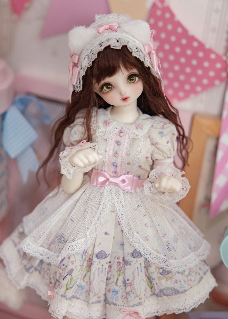 【SDM/MDD】即納品「ネコの植物図鑑」ドール服